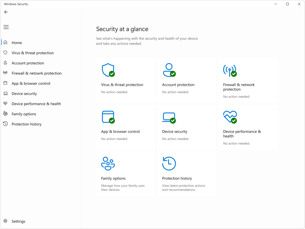 windows defender app