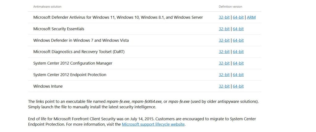 microsoft security website