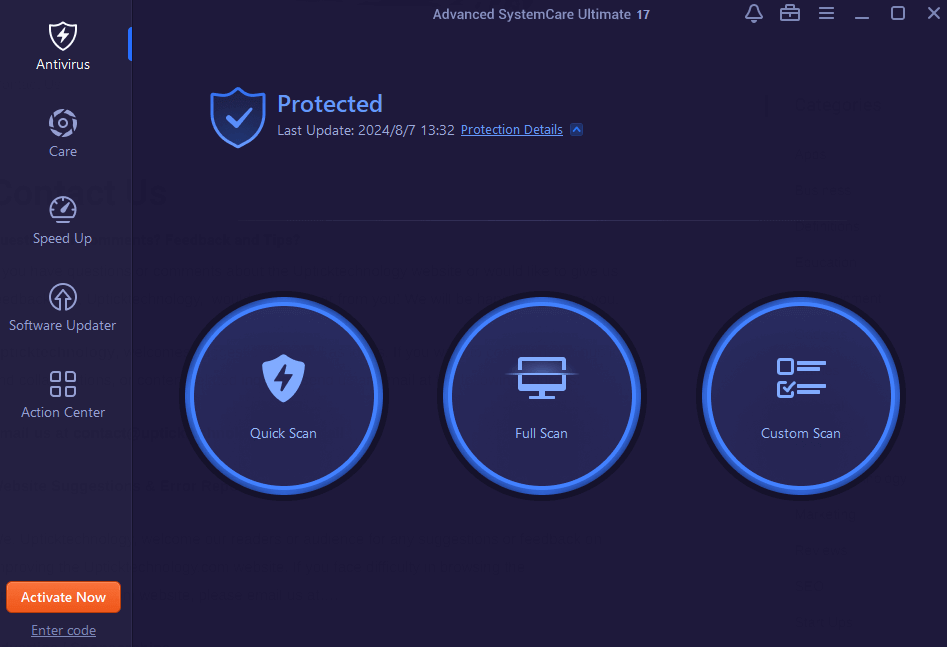 use a paid antivirus software