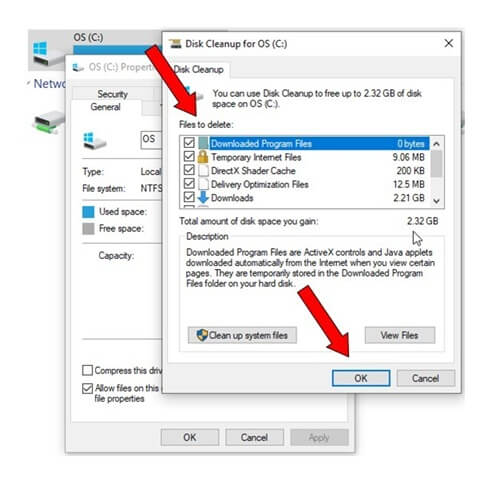 disk cleanup
