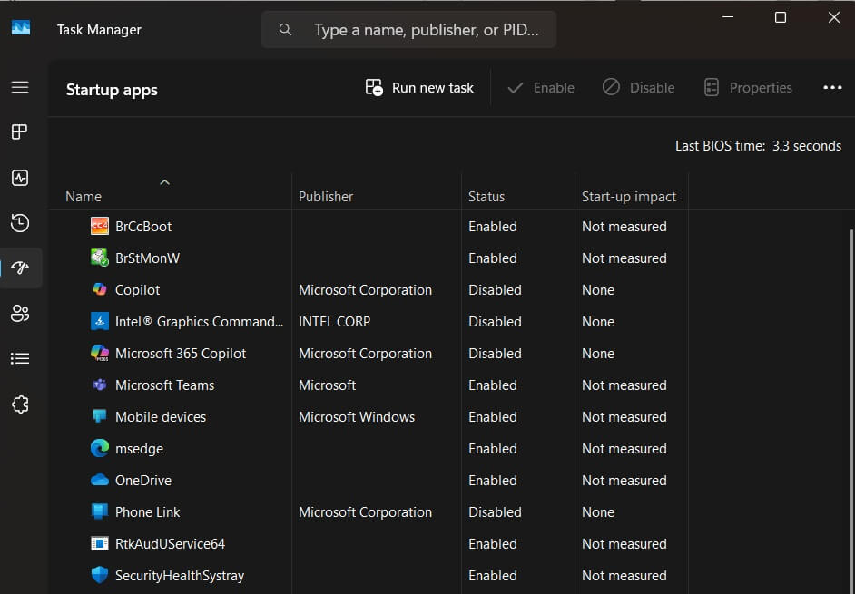 manage startup programs