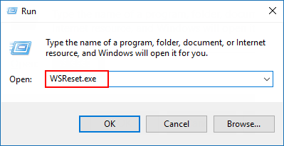 ms store cache using run box
