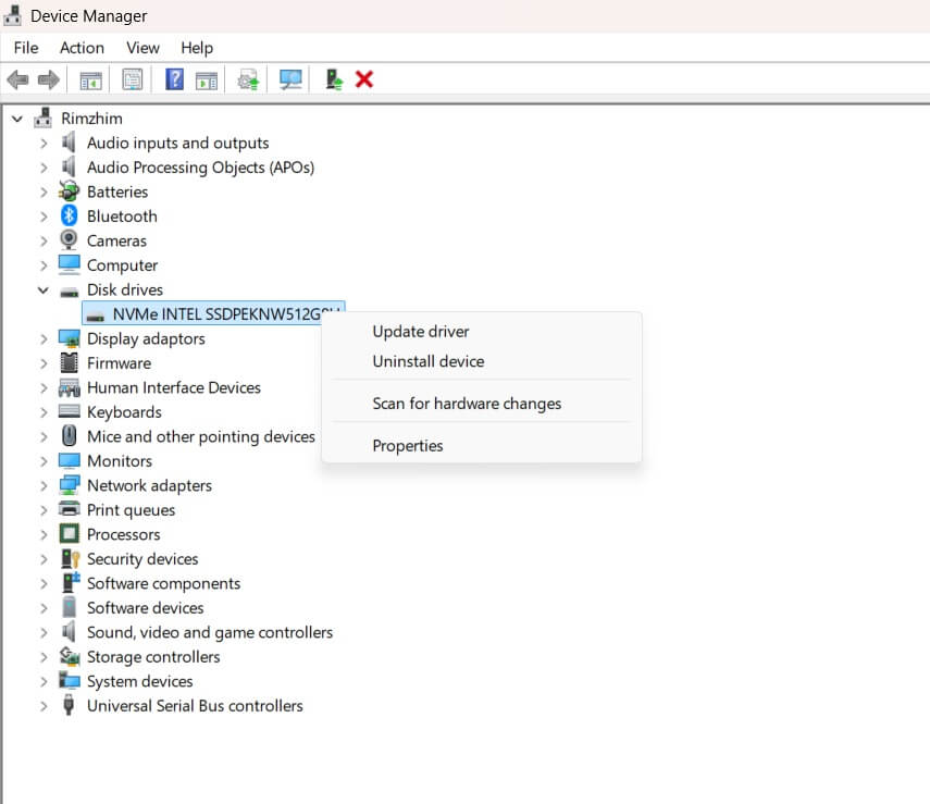 update device drivers